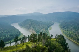 пеший поход на каменных залив